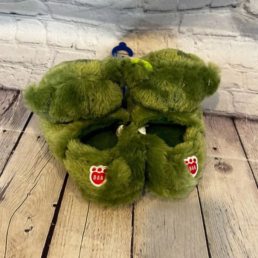 Build A Bear Zombie Halloween Toddler Slippers